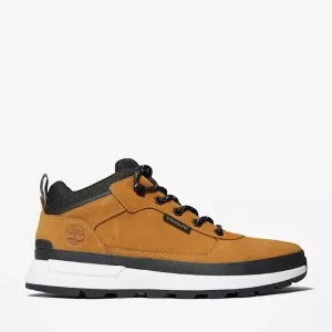 Baskets mi-hautes à lacets Field Trekker pour homme en marron et noir
